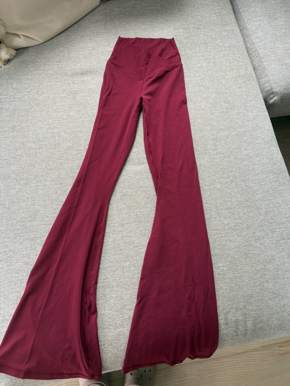 Aerie crossover flare legging XS